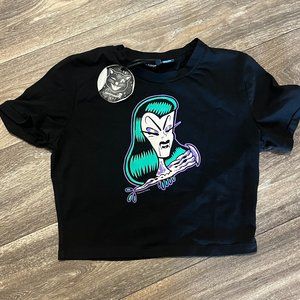 Sourpuss Undead Women's Crop Top
